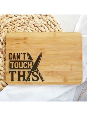 Can't Touch This Personalized Cutting  board
